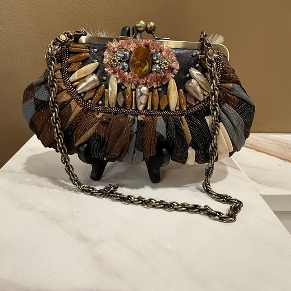 Mary Frances Feather and Stone shoulder bag - Picture 3 of 6